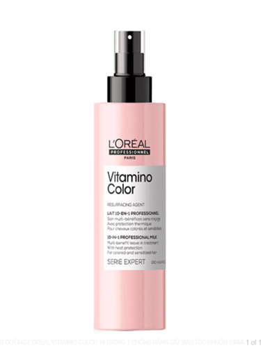 XỊT DƯỠNG GIỮ MÀU TÓC NHUỘM LOREAL 10 IN 1 190ML